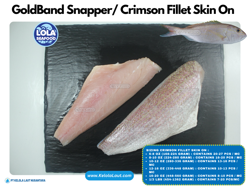 Goldband / Crimson Snapper Fillet Skin On 