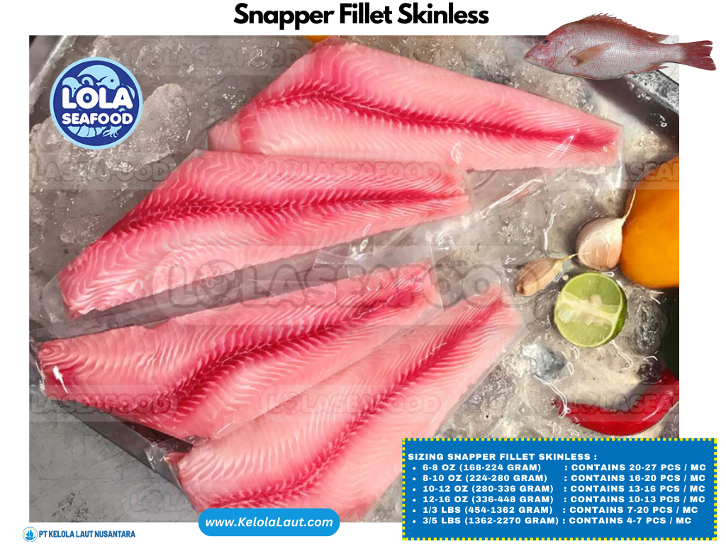 Snapper Fillet Skinless