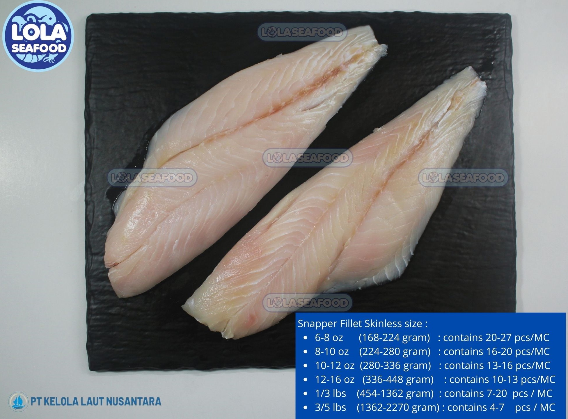 Snapper Fillet Skinless