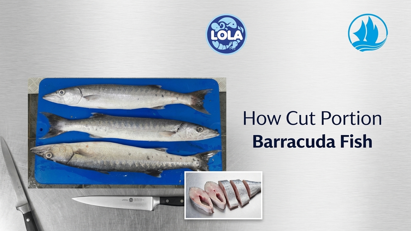 How Cut Portion Baracuda Fish